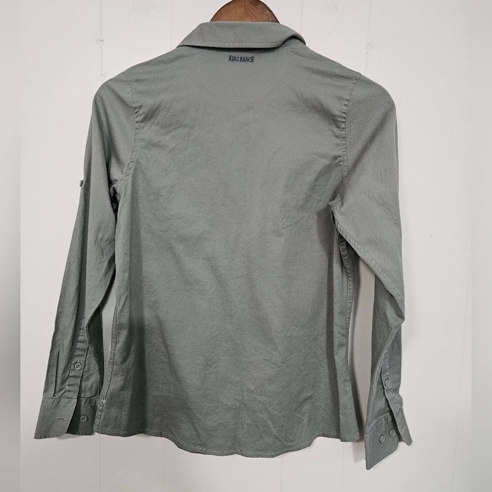 King Ranch Ladies LS Button Up - Picture 5 of 7